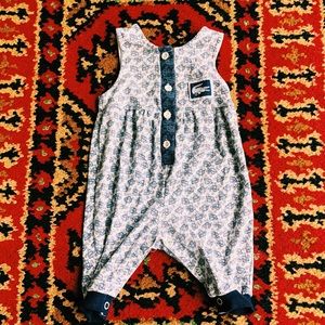 Vintage Lacoste onesie romper 6-9 months